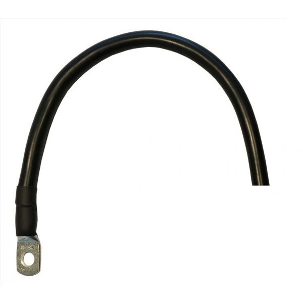 Accu kabel zwart 6mm 150cm 1 oog M8