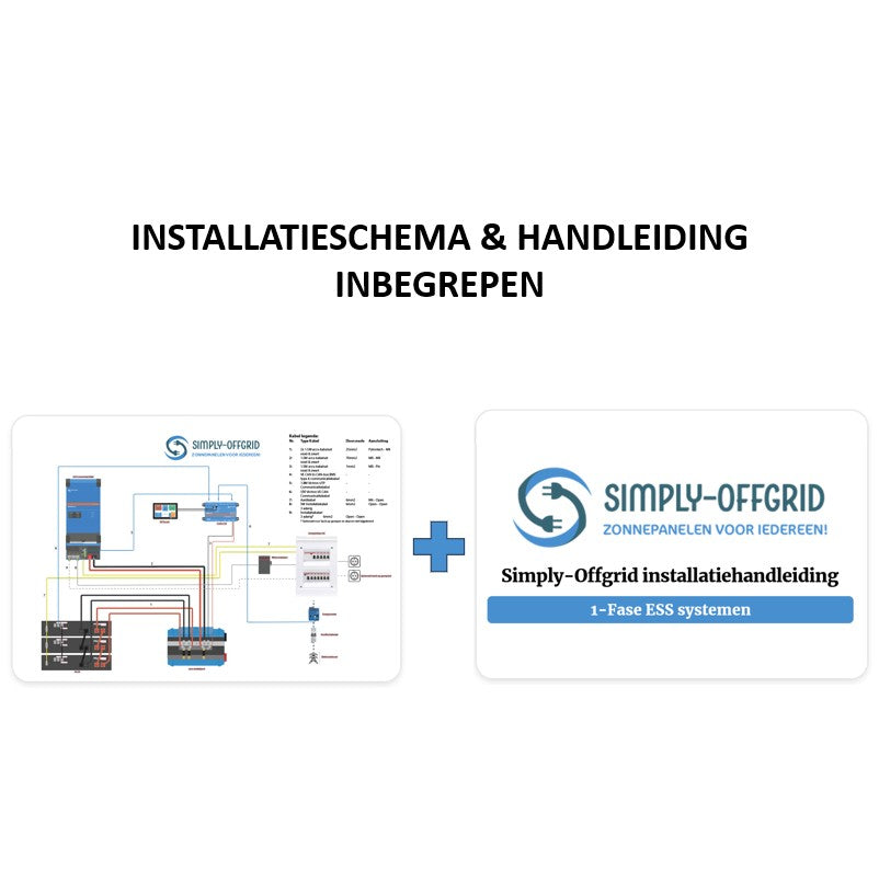 Victron Multiplus II 5000 1-fase ESS thuisbatterij