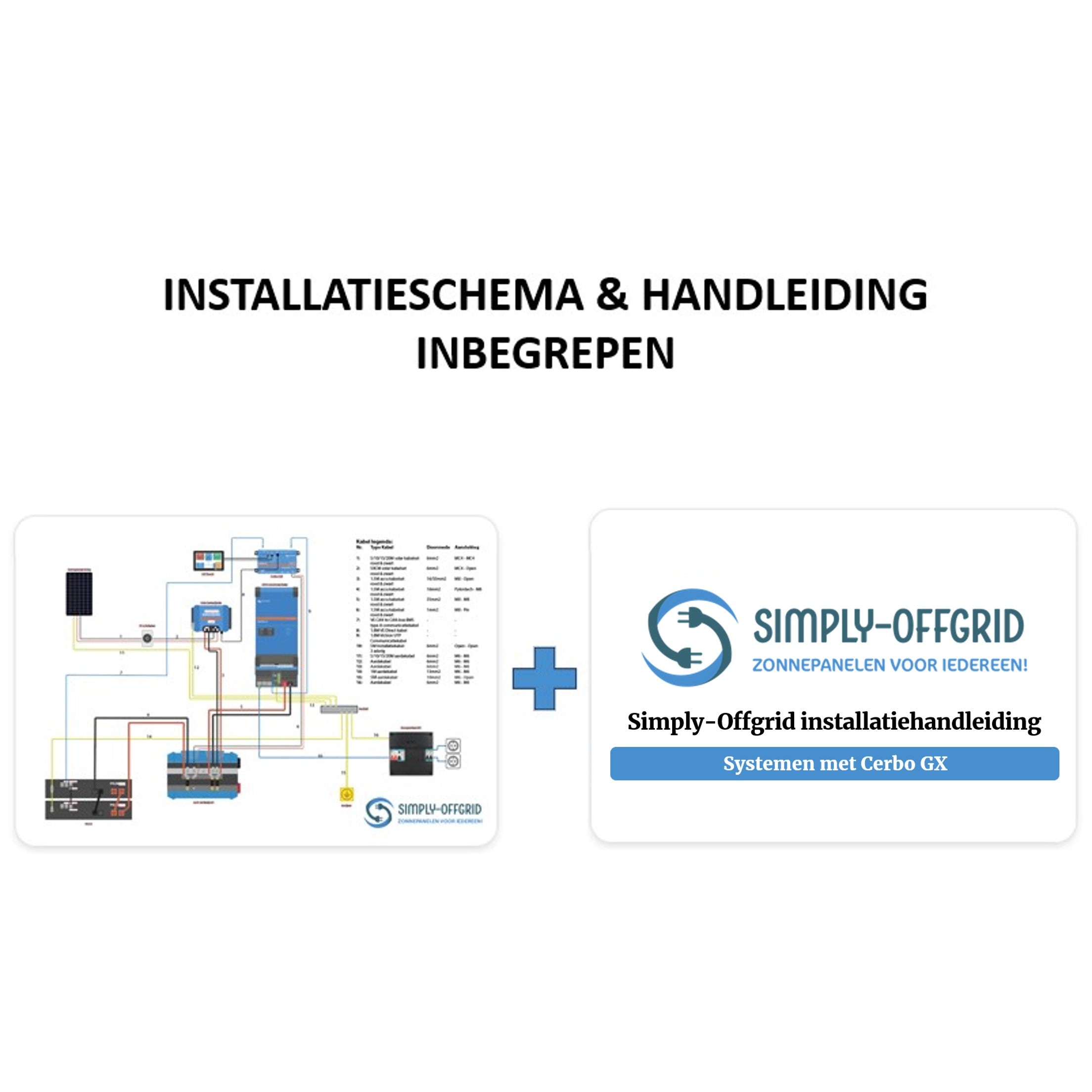Off-grid 15 panelen set (Victron Cerbo GX)
