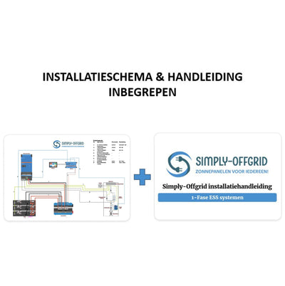 Victron Thuisbatterij 1-fase ESS | 5-48 kWh | 4-6 KW