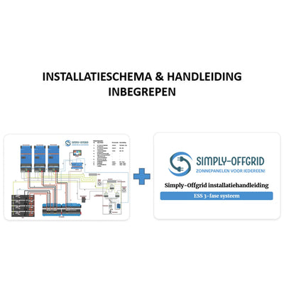 Victron Thuisbatterij 3-fase ESS | 15-48 kWh | 12-18 KW